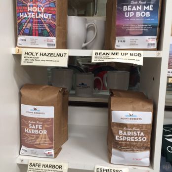 Point Roberts Shell Center - a shelf of coffee bags - Convenience Stores Near Me - Point Roberts, Washington Point Roberts Shell Center - a shelf of coffee bags - Convenience Stores Near Me - Point Roberts, Washington