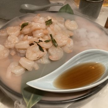 Cheli - Longjing shrimp. Beautiful presentation and very tender and fresh shrimps. - Shanghainese Near Me - New York, New York