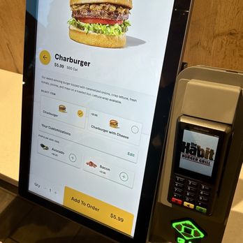 Habit Burger & Grill - Kiosk. - Burgers Near Me - Covina, California Habit Burger & Grill - Kiosk. - Burgers Near Me - Covina, California