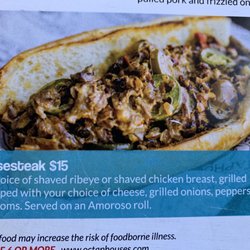 45th Street Taphouse - Chicken Philly on the menu or cheesesteak