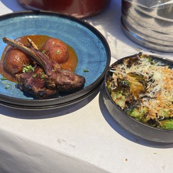 Chasin' Tails: Seafood that Celebrates! - Lamb Chops and BRUSSELS SPROUTS - Cajun/Creole Near Me - Falls Church, Virginia Chasin' Tails: Seafood that Celebrates! - Lamb Chops and BRUSSELS SPROUTS - Cajun/Creole Near Me - Falls Church, Virginia