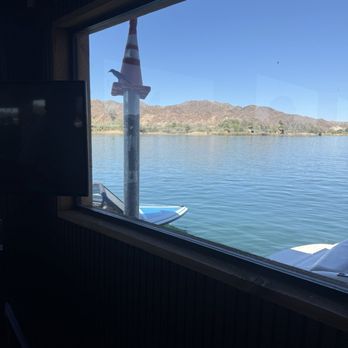 Roadrunner Resort Floating Dock Bar - View out the window - Bars Near Me - Parker, Arizona Roadrunner Resort Floating Dock Bar - View out the window - Bars Near Me - Parker, Arizona