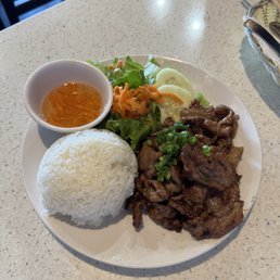 #34. Grilled Beef Rice Plate