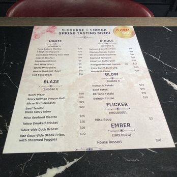 Flame sushi - Menu - Sushi Bars Near Me - Toronto, Ontario