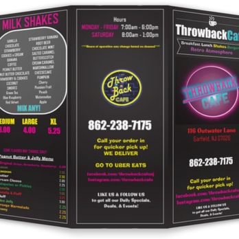 Throwback Cafe - the menu for the throwback cafe - Cafes Near Me - garfield, New Jersey Throwback Cafe - the menu for the throwback cafe - Cafes Near Me - garfield, New Jersey