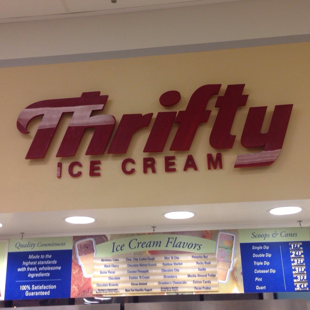 Ice cream counter