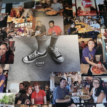 MOD Pizza - a collage of people eating pizza - Pizza Near Me - Chandler, Arizona