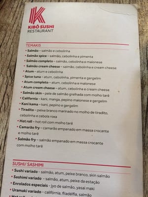 Menu photo 5 Kibô Sushi São Paulo, SP Menu photo 5 Kibô Sushi São Paulo, SP