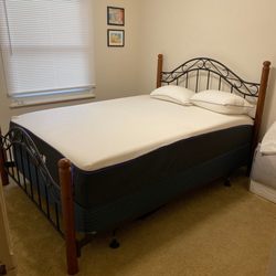 Nectar Premier Queen mattress and box spring.