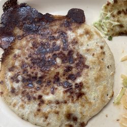 Mila's Pupuseria - Best pupusa I have had in a long time. Homemade. Salsa and salad excellent.  I had the Tamarindo drink. It was the best.