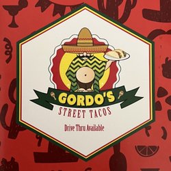 Gordos Street Tacos - Menu