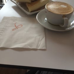 Temptations - Chicken and chorizo panini and a double flat white