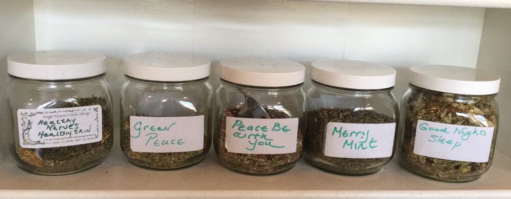 Sage Moon Herb Shop Logo