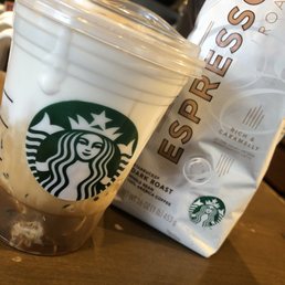 Caramel Iced Foam Macchiato + Ground Espresso for at home shots! Caramel Iced Foam Macchiato + Ground Espresso for at home shots!