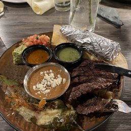 Carne asada plate