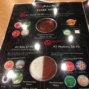 Nabeya Maido - Broth types - Japanese Near Me - Honolulu, Hawaii