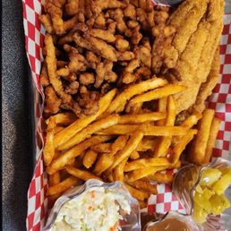Catfish and Clam strips combo Catfish and Clam strips combo