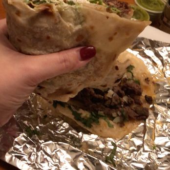 Tortas Belen - Half a burrito and taco - Food Trucks Near Me - Humble, Texas