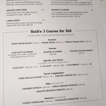 Ruth's Chris Steak House - 3 course for $60 - Steakhouses Near Me - Washington, DC, District of Columbia Ruth's Chris Steak House - 3 course for $60 - Steakhouses Near Me - Washington, DC, District of Columbia