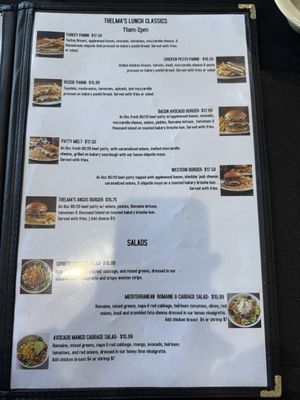 Menu photo 3 Thelma's Cafe Santa Clarita, CA Menu photo 3 Thelma's Cafe Santa Clarita, CA