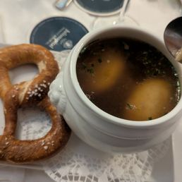 Best soup and pretzels on the planet Best soup and pretzels on the planet
