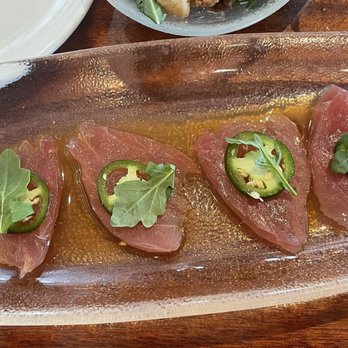 ReelHouse Marina Bay - Sad tuna crudo - New American Near Me - Quincy, Massachusetts