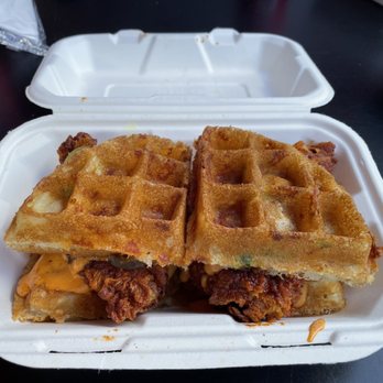 Namkeen - Clucking Waffle Sandwich - Chicken Shop Near Me - Chatham, New Jersey