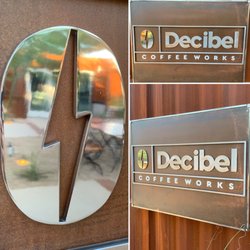 Decibel Coffee Works - New sign!
