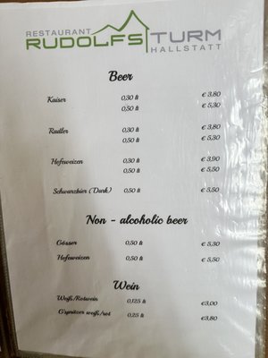 Menu photo 4 Rudolfsturm Hallstatt Hallstatt, 4 Menu photo 4 Rudolfsturm Hallstatt Hallstatt, 4