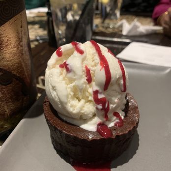 P.F. Chang's - Chocolate Souffle for dessert - Chinese Near Me - Austin, Texas