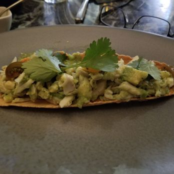 ATX Cocina - Lobster tostadas. Small and expensive but very good - Mexican Near Me - Austin, Texas ATX Cocina - Lobster tostadas. Small and expensive but very good - Mexican Near Me - Austin, Texas