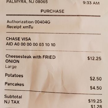 Cockadoodle Dans - receipt - Chicken Wings Near Me - Moorestown, New Jersey
