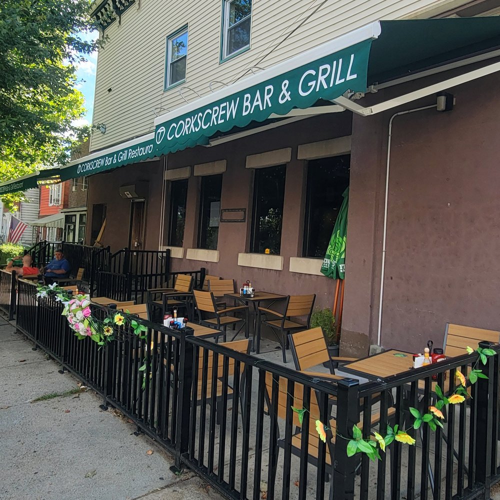 Corkscrew Bar - Patio (06/27/24). @TheCorkscrewBar #JerseyCity #NewJersey #SportsBar #FoodPorn - Pubs Near Me - Jersey City, New Jersey