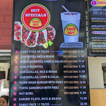 Taco Hut - Specials - Mexican Near Me - Lewisville, Texas Taco Hut - Specials - Mexican Near Me - Lewisville, Texas