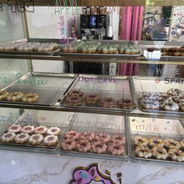 The donut selections available for this week. They rotate out. The donut selections available for this week. They rotate out.