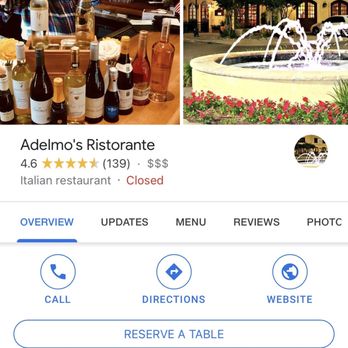 Adelmo's Ristorante - Italian Near Me - Dallas, Texas