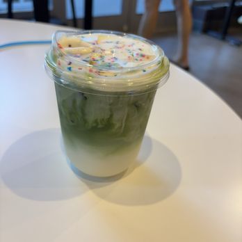 Narrative Coffee Company - Dot Cake Matcha with 2% - Coffee & Tea Near Me - Durham, North Carolina