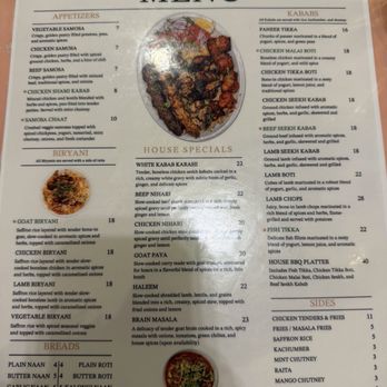 Kabab House - Menu - Pakistani Near Me - Kirkland, Washington