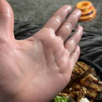 WaBa Grill - Hair in the rice :( - Fast Food Near Me - Santa Ana, California