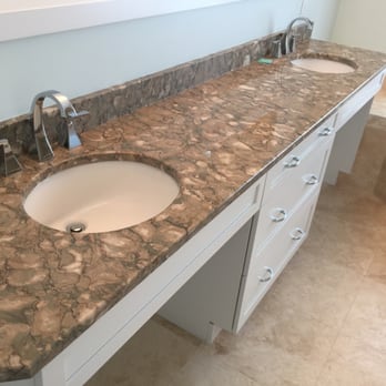Precision Granite & Marble - two sinks in a bathroom - General Contractors Near Me - Bluffton, South Carolina Precision Granite & Marble - two sinks in a bathroom - General Contractors Near Me - Bluffton, South Carolina