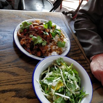 Lucky Buns - Cooper's bowl and side salad. - Burgers Near Me - Washington, DC, District of Columbia