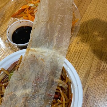 Panda Chinese Restaurant - a plate of noodles with chopsticks - Chinese Near Me - Woodlyn, Pennsylvania
