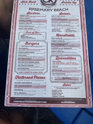 Menu photo 6 Cowgirl Kitchen Rosemary Beach, FL