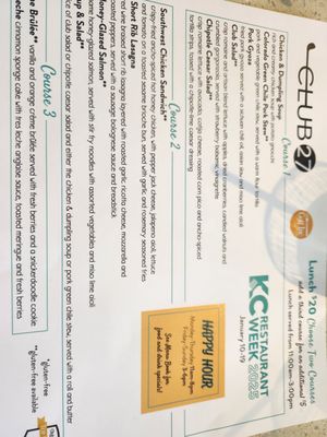 Club 27 Restaurant by null