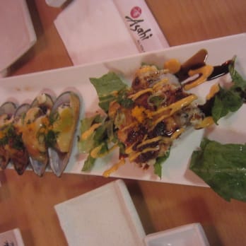 Sushi Asahi - Baked mussels (4 pieces) and baked lobster - Sushi Bars Near Me - Riverside, California