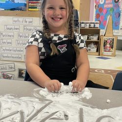 Sunrise Preschools - Messy hands, happy hearts! Flour play is a fun sensory activity that encourages exploration and creativity.