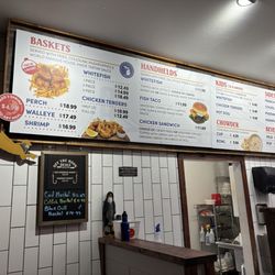 Scalawags Whitefish & Chips - Menu