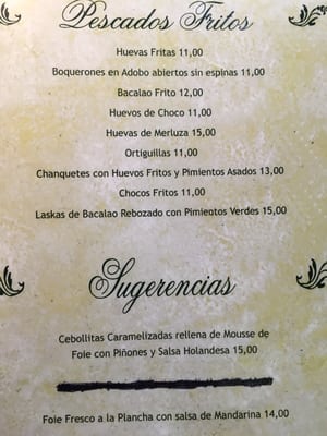 Menu photo 8 Casa Paco Seville, SE