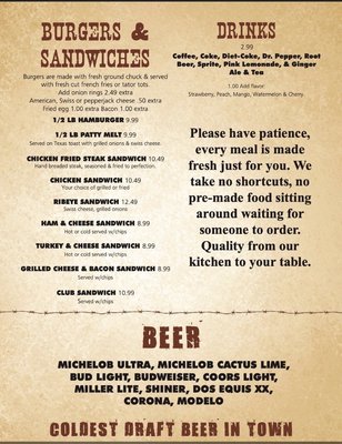 Menu photo 7 Corner Grub House Sulphur Springs, TX Menu photo 7 Corner Grub House Sulphur Springs, TX