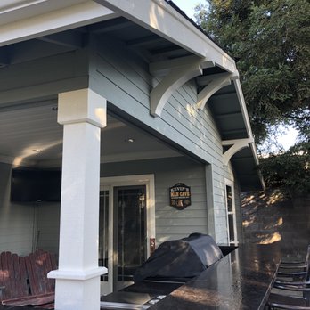 NorthStar Painting - Walls power washed, columns, trim, brackets, etc., prepped, caulked and painted - Painters Near Me NorthStar Painting - Walls power washed, columns, trim, brackets, etc., prepped, caulked and painted - Painters Near Me